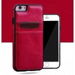 Wholesale iPhone 8 Plus / 7 Plus Leather Style Credit Card Case (Red)